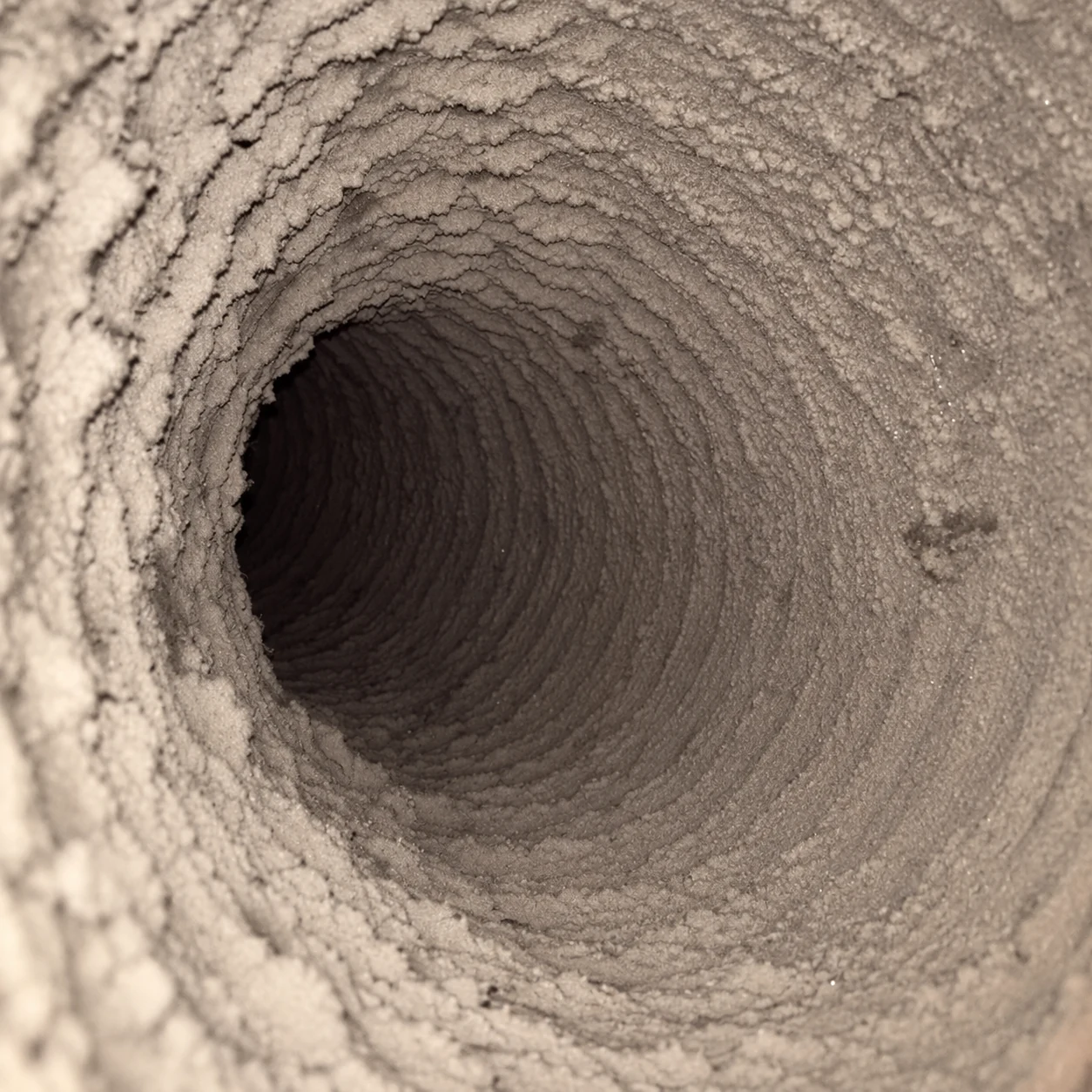 Illustration d'un conduit de ventilation encrassé